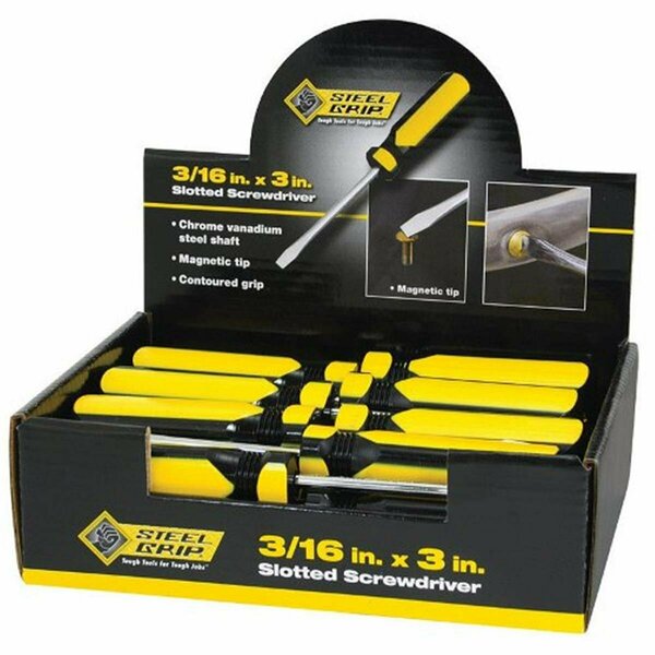 Protectionpro Slotted Screwdriver Counter Top Display 0.187 x 3 in. PR3298563